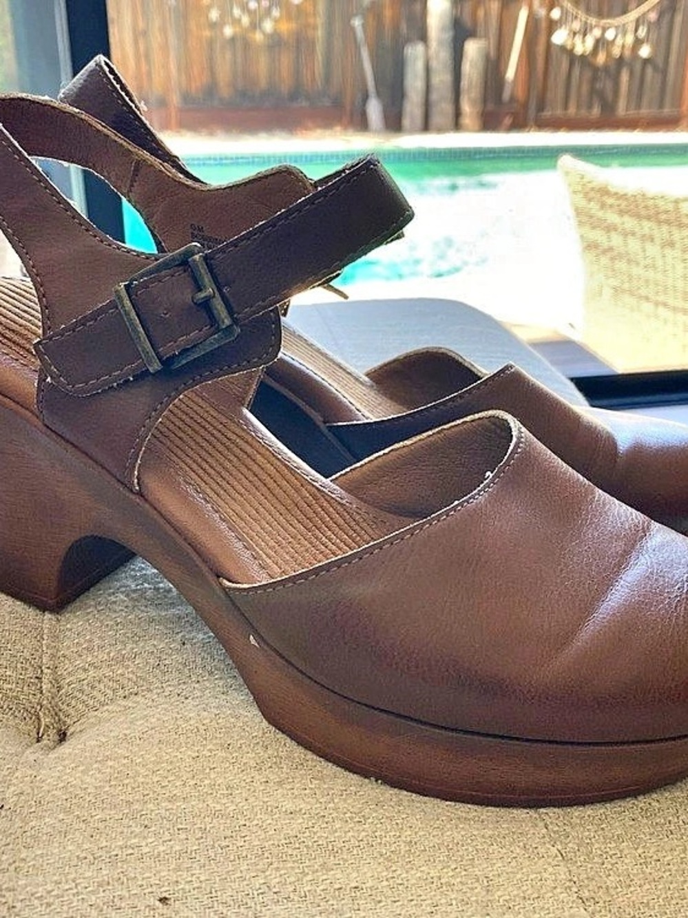 BOC BCCM0006 CCKA21 Brown Slingback Heels US 9M